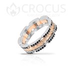 оригинальный перстень с камнями Crocus 1019/1-2