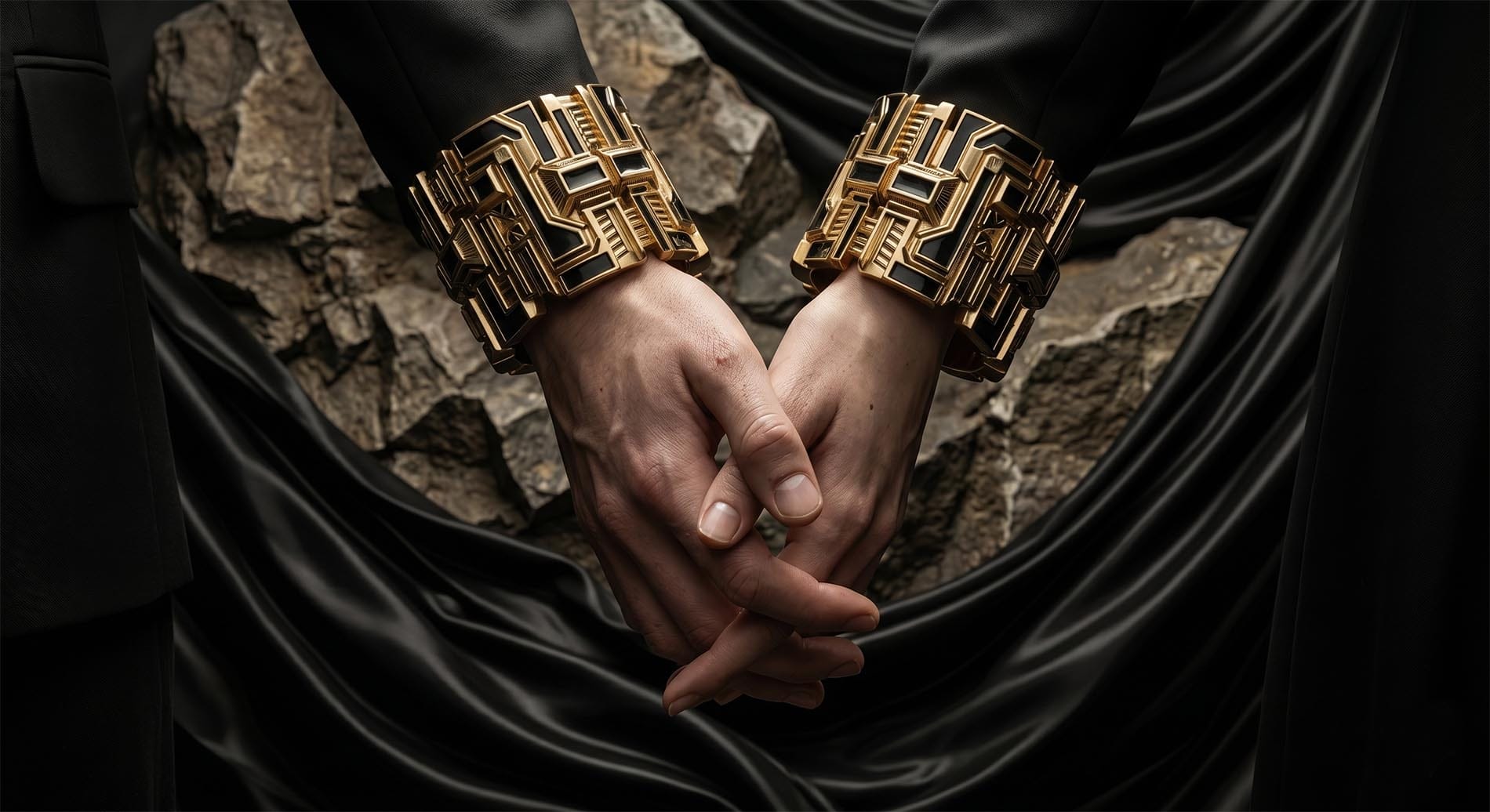 Як масивні браслети, архітектурні форми та геометрія в золоті 585 проби стали новим трендом. Правила стилю та унісекс прикраси